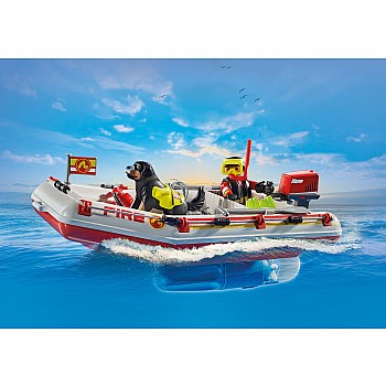 Playmobil Fireboat with Water Scooter