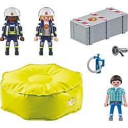 Playmobil Firefighter with air pillow