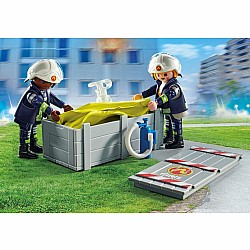 Playmobil Firefighter with air pillow