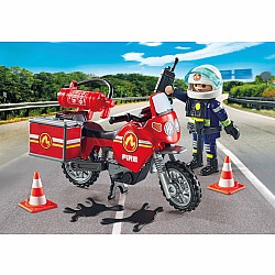 Playmobil Fire Motorcycle