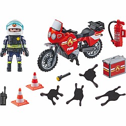 Playmobil Fire Motorcycle