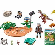 Playmobil Stegosaurus Nest with Egg Thief