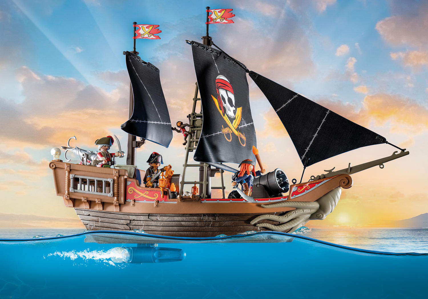 Playmobil Large Pirate Ship Imagination Toys
