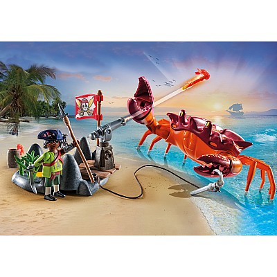 Playmobil Battle against the Giant Crab