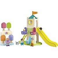 Playmobil Junior: Adventure Tower with Ice Cream Booth