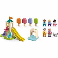 Playmobil Junior: Adventure Tower with Ice Cream Booth