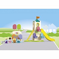 Playmobil Junior: Adventure Tower with Ice Cream Booth