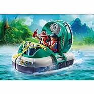 Brachiosaurus with Hovercraft