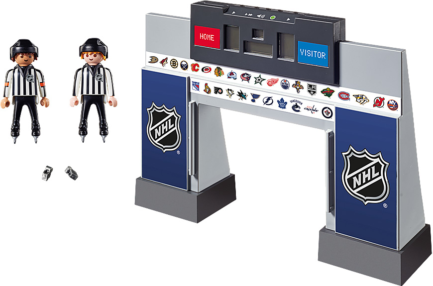 Playmobil - NHL Score Clock with Referees - The Smiley Barn