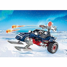 Ice Pirate with Snowmobile