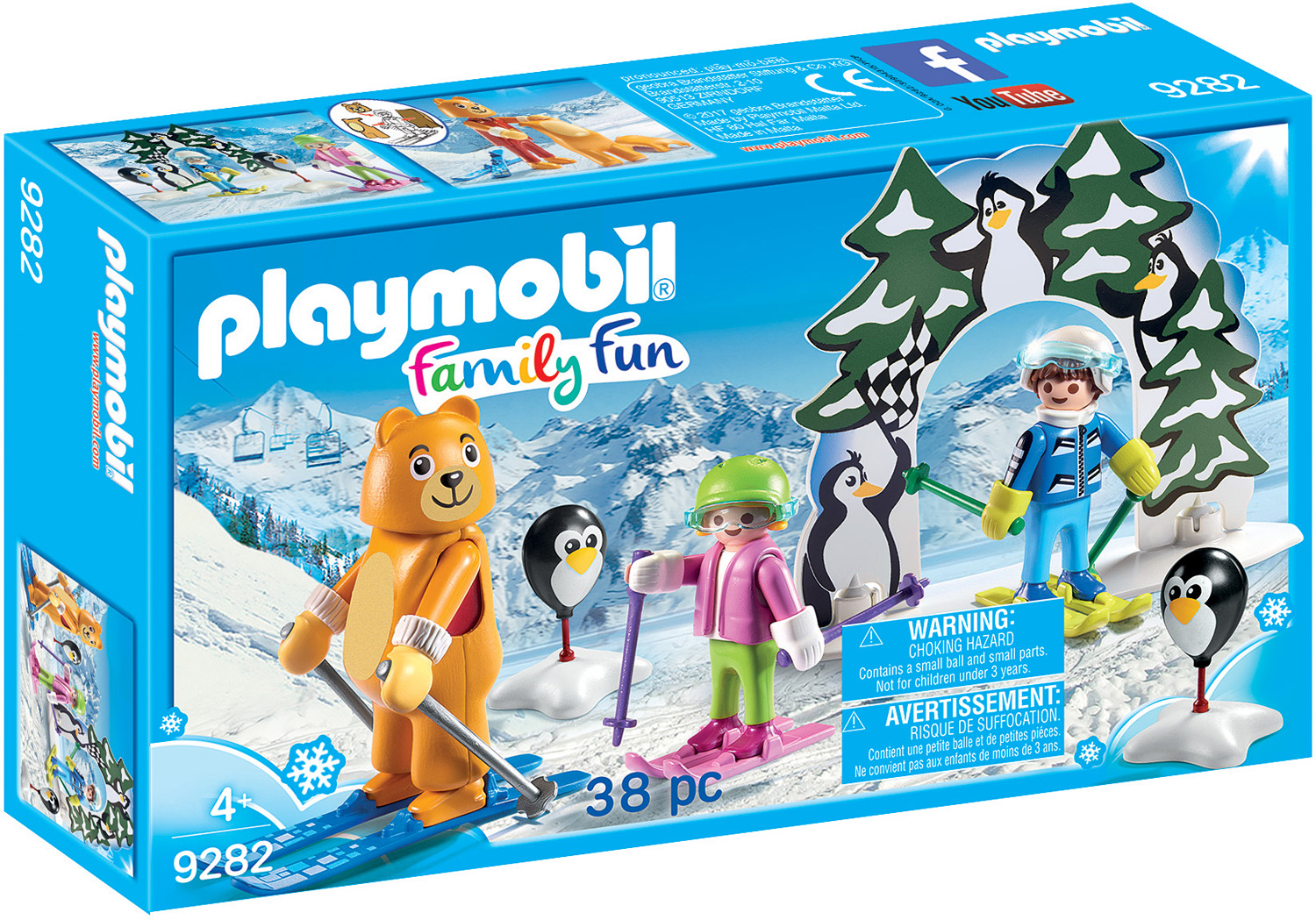 Ongemak ondernemen dinosaurus Ski Lesson - Playmobil - Dancing Bear Toys