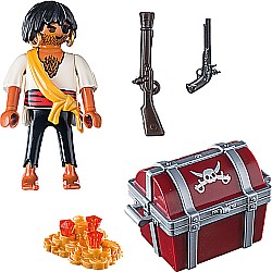 Pirate with Treasure Chest
