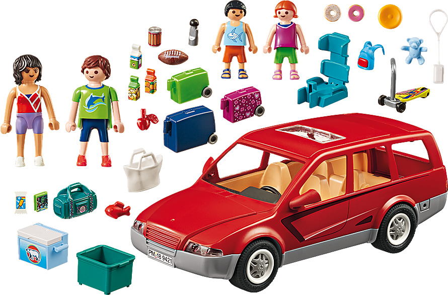 PLAYMOBIL CITY LIFE FAMILY CAR - Tom's Toys