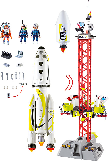 Mission Rocket with Launch Site - Junction Hobbies and Toys