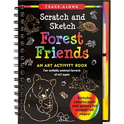 Scratch & Sketch Forest Friends (Trace-Along): An Art Activity Book