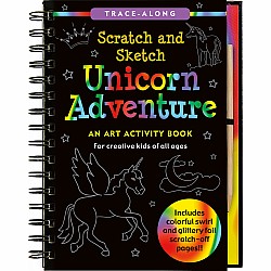 Scratch & Sketch Unicorn Adventure (Trace-Along): An Art Activity Book