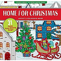 Home for Christmas Adult Coloring Book