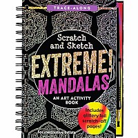 Scratch & Sketch Extreme Mandalas (Trace Along)