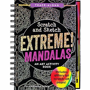 Scratch & Sketch Extreme Mandalas (Trace Along)