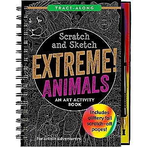Scratch & Sketch Extreme Animals: An Art Activity Book