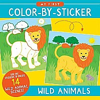 Wild Animals First Color by Sticker Book