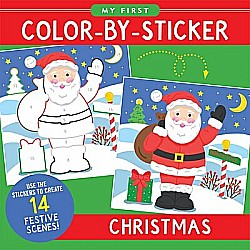 Christmas First Color by Sticker Book