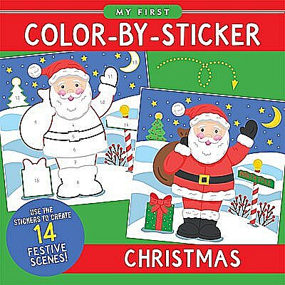 Christmas First Color by Sticker Book