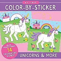 Unicorns & More First Color by Sticker Book