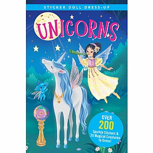 Unicorns Sticker Doll Dress-Up Book