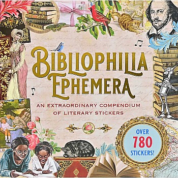 Bibliophilia Ephemera Sticker Book (over 780 stickers)