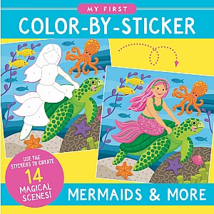 My First Color-by-Sticker - Mermaids & More