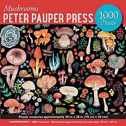 Peter Pauper Press "Mushrooms" (1000 pc Puzzle)