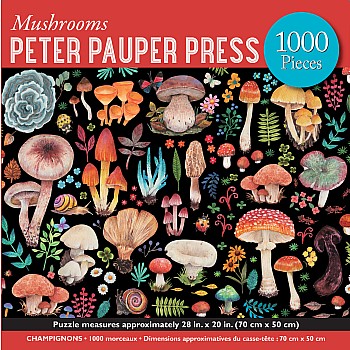 Peter Pauper Press "Mushrooms" (1000 pc Puzzle)