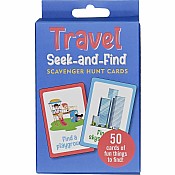 Travel Seek-and-Find Scavenger Hunt Cards (set of 50 cards)