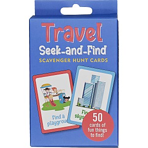 Travel Seek-and-Find Scavenger Hunt Cards (set of 50 cards)