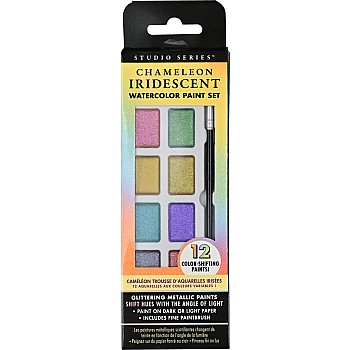 Studio Series Chameleon Iridescent Watercolor Paint Set, 12 ct