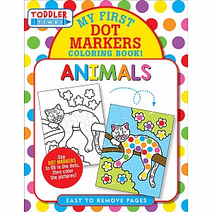 Animals Dot Markers Coloring Book (Easy to remove pages)