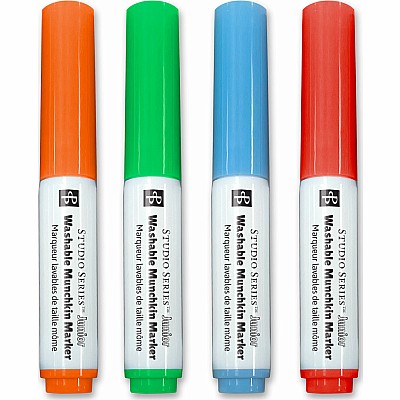 Studio Series Jr. Washable Munchkin Markers (set of 16 easy-to-clean, water-soluble colors)