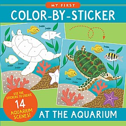 My First Color-by-Sticker Book: At the Aquarium