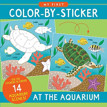 My First Color-by-Sticker Book: At the Aquarium