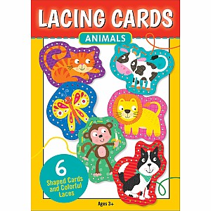 Animals Lacing Cards (set of 6 cards)