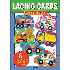 Cars & Trucks Lacing Cards (set of 6 cards)