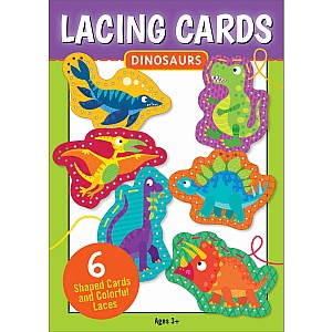 Dinosaurs Lacing Cards (set of 6 cards)