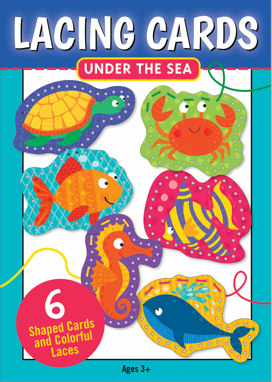 Under the Sea Lacing Cards (set of 6 cards)