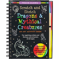 Scratch & Sketch Dragons & Mythical Creatures (Trace-Along): An Art Activity Book