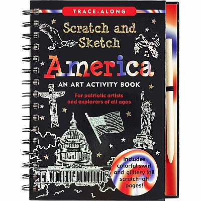 Scratch & Sketch America (Trace-Along): An Art Activity Book