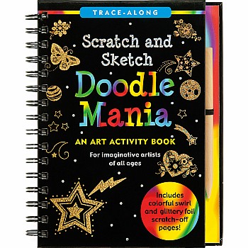 Scratch & Sketch Doodle Mania (Trace-Along): An Art Activity Book