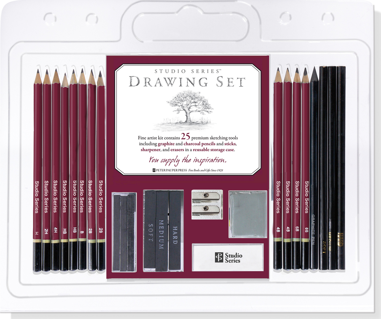 Drawing Pencil Set Artists, Graphite Pencils Schools