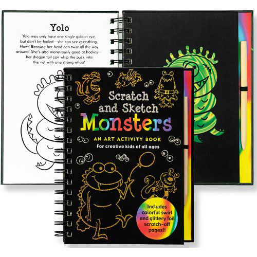 Scratch and Sketch Monsters - Cheeky Monkey Toys