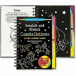 Constellations Scratch & Sketch (Art, Activity Kit) (Trace-Along Scratch and Sketch)